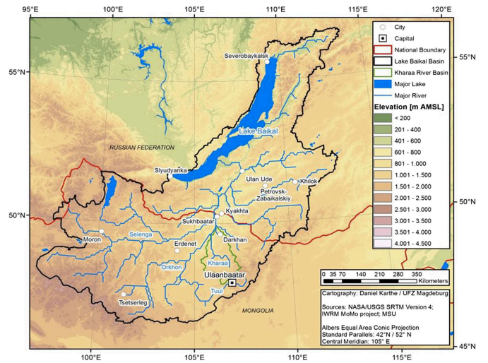 The	Selenge River – Lake Baikal Transboundary Basin