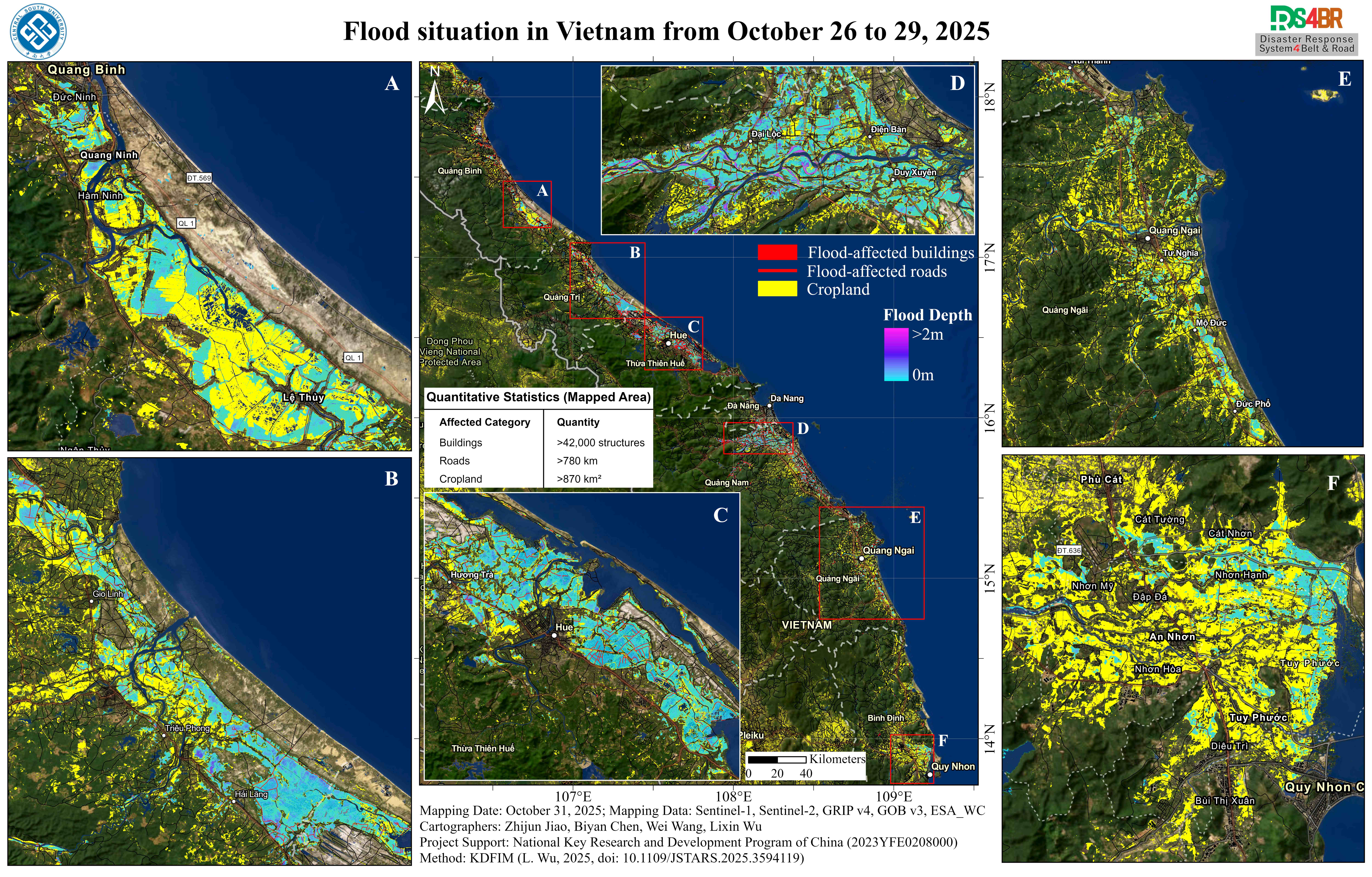 Flood situation in Vietnam from October 26 to 29,2025