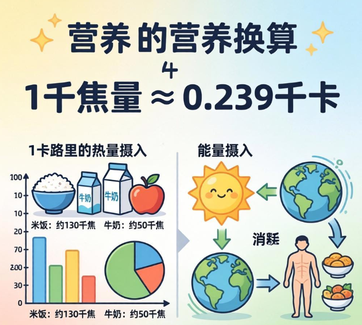 Kilojoules to calories [nutrition] online converter