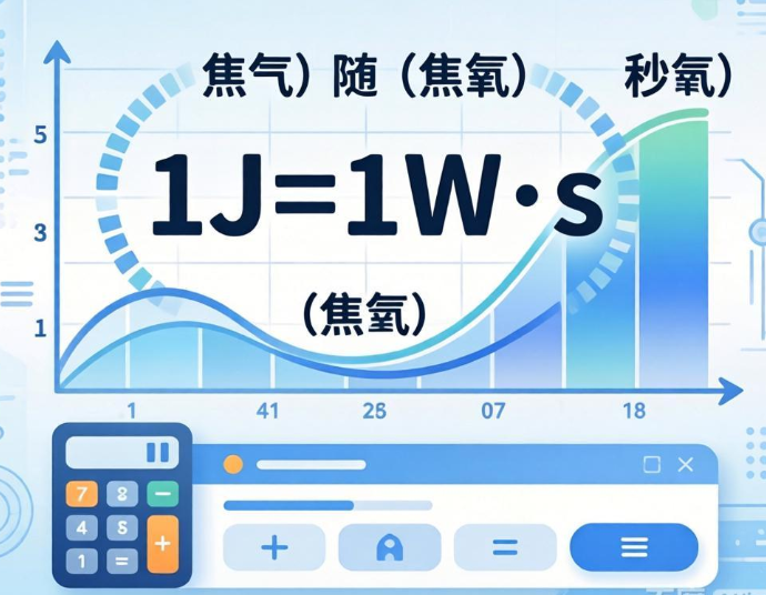 Watts, seconds converted to joules online