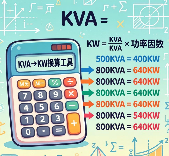 KVA conversion kW (KW) online converter
