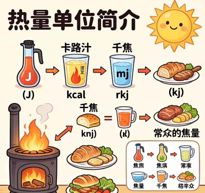 Online conversion of heat related units