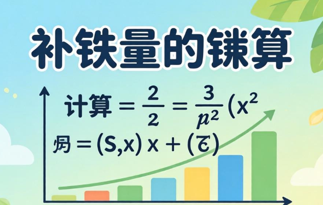 Online calculation of iron supplement