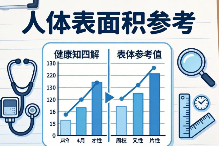 Online calculation of human body surface area