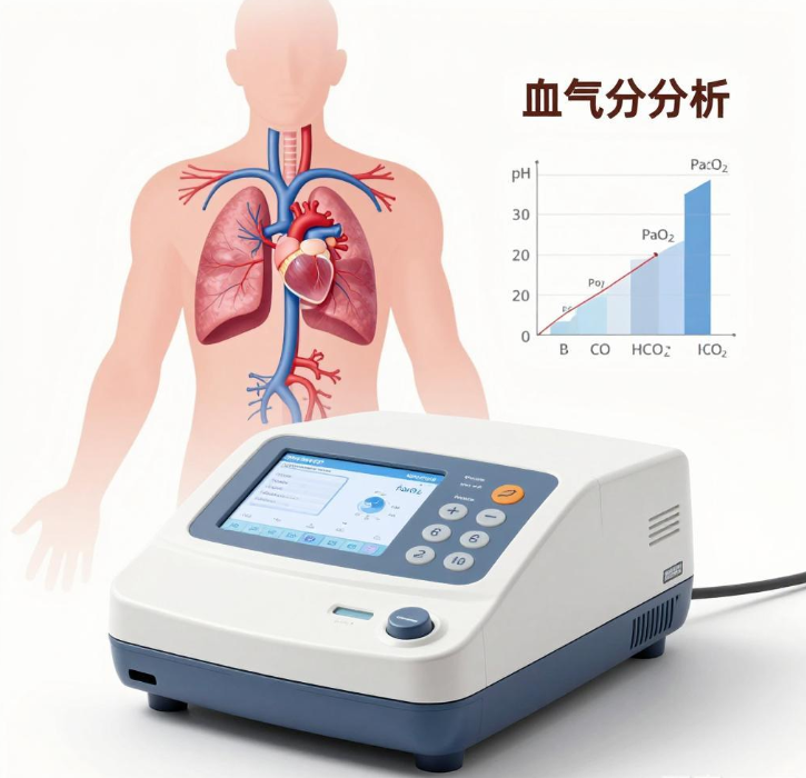 Blood gas analysis online calculation