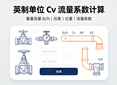 英制单位Cv-流量系数-计算