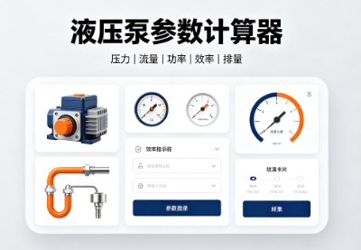 液压泵参数计算器