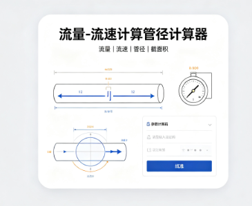 流量-流速计算管径计算器