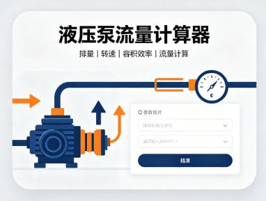 液压泵流量计算器