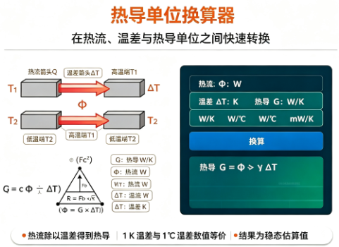 热导单位换算器