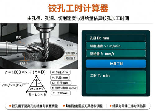 铰孔工时计算器