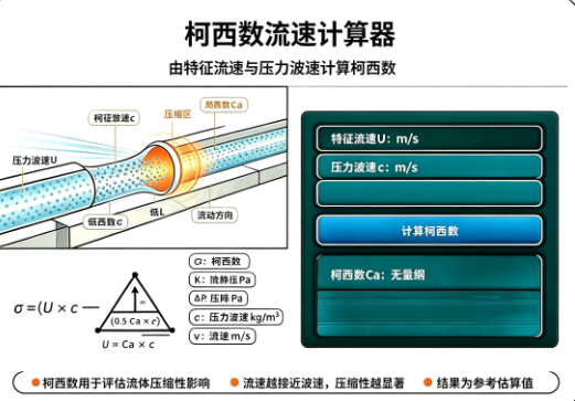 柯西数流速计算器