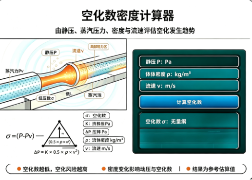 空化数密度计算器