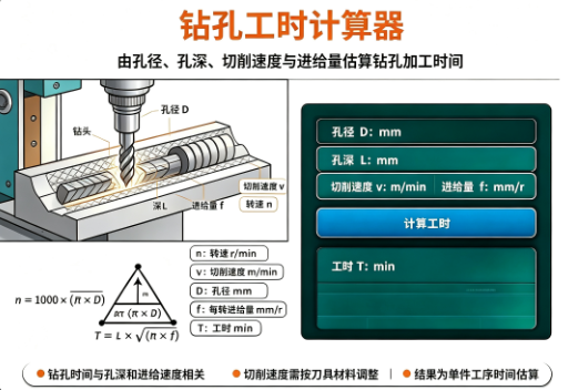 钻孔工时计算器