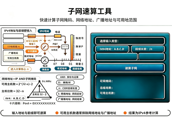 子网速算工具