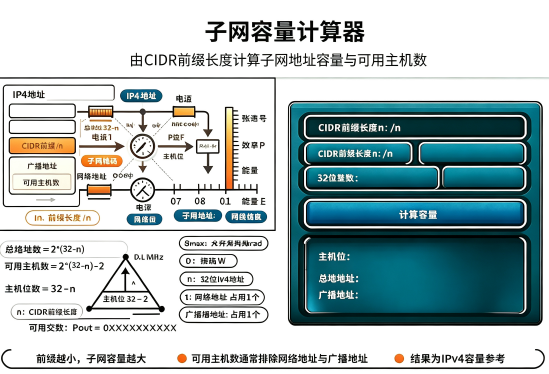 子网容量计算器